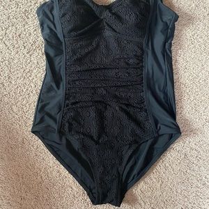 Black One Piece Swimsuit